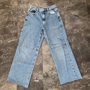 Garage Denim Jeans Wide Leg Light Wash  Size 27